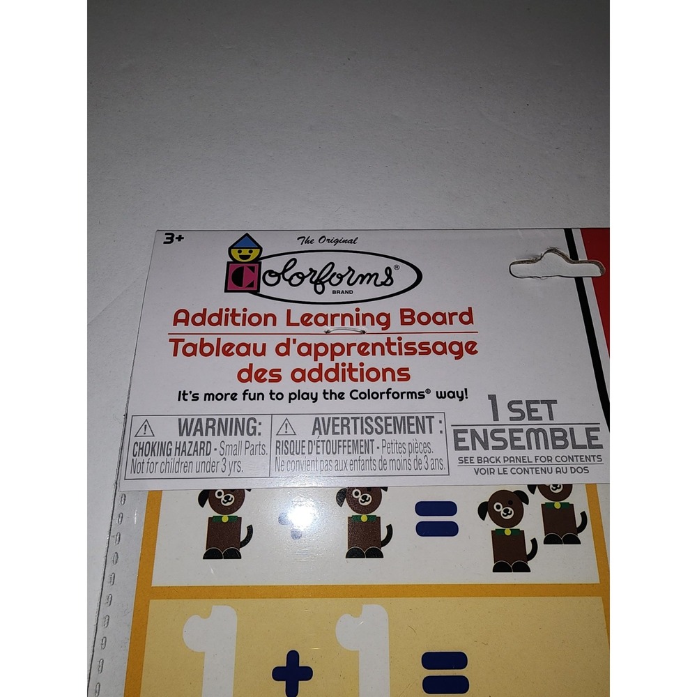 Colorforms Addition Learning Board Set - Picture 2 of 4